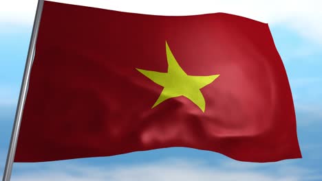 la bandera de vietnam