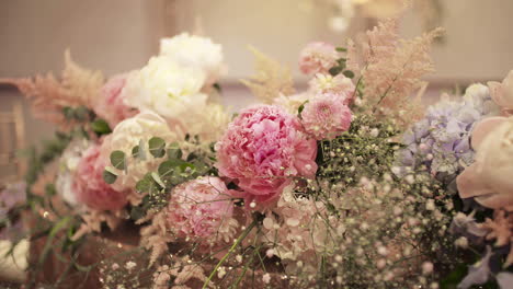 soft rose wedding flower designs