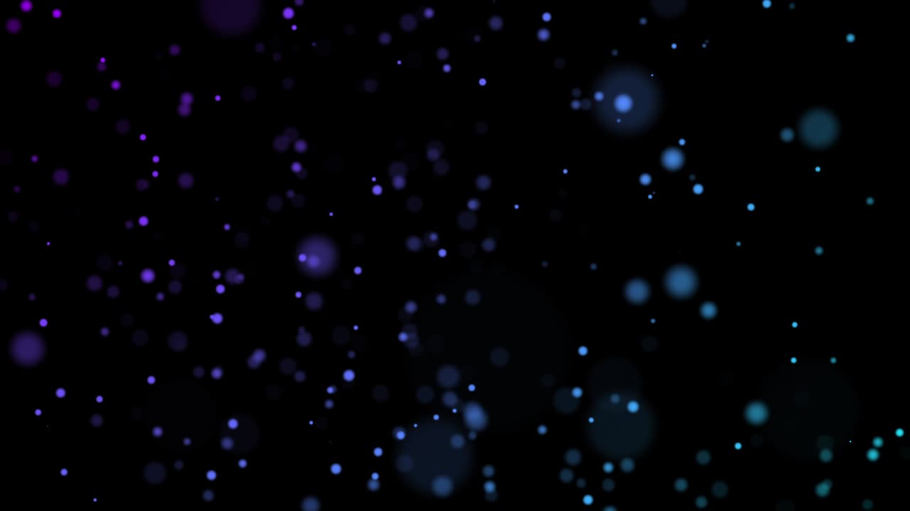 fondo de partículas voladoras en bucle abstracto