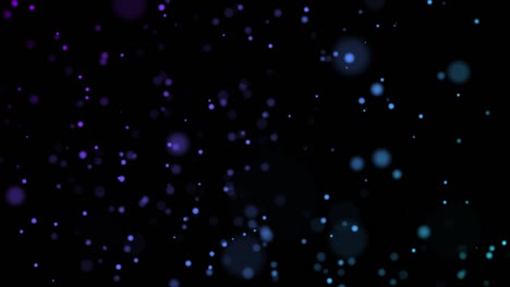 fondo de partículas voladoras en bucle abstracto