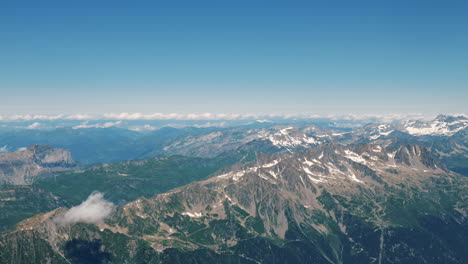 cinematic footage of  mountains in the alps