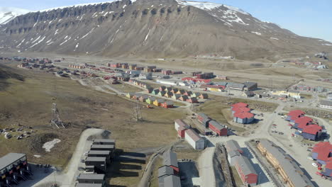 full city reveal in svalbard - spitsbergen