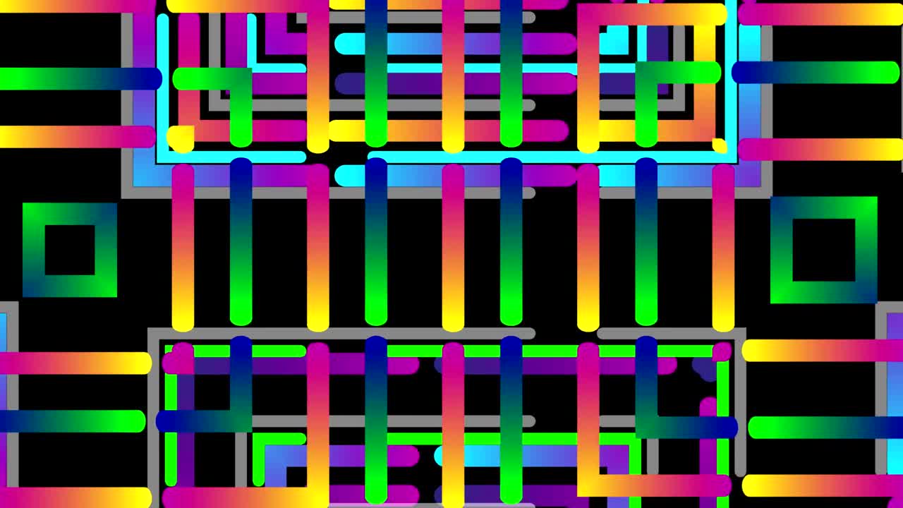 bucle de fondo de movimiento abstracto colorido