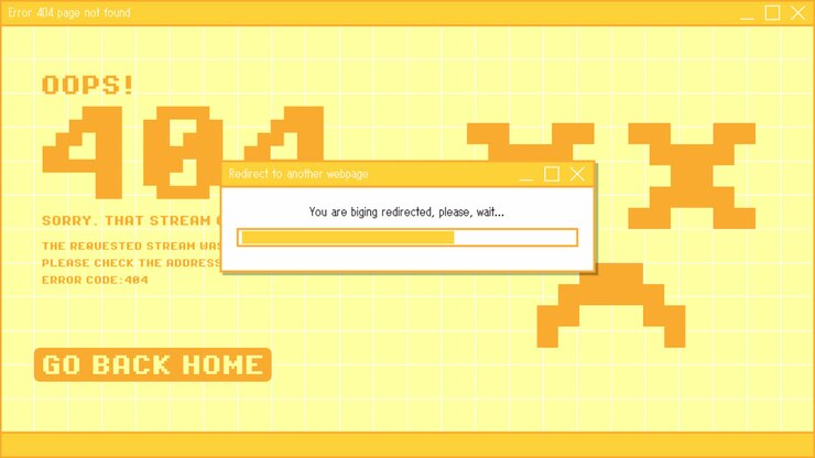 404 Error Pixel Art