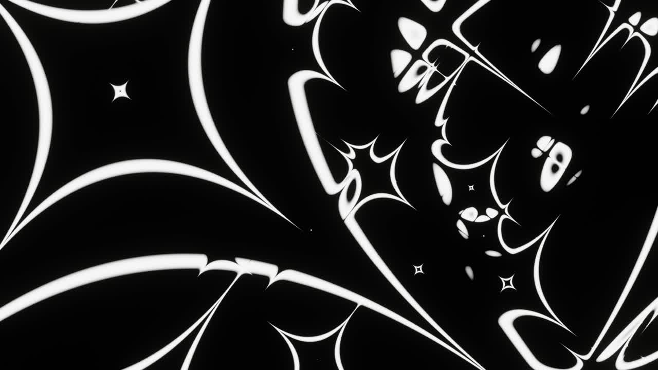Black and white abstract flowing background.