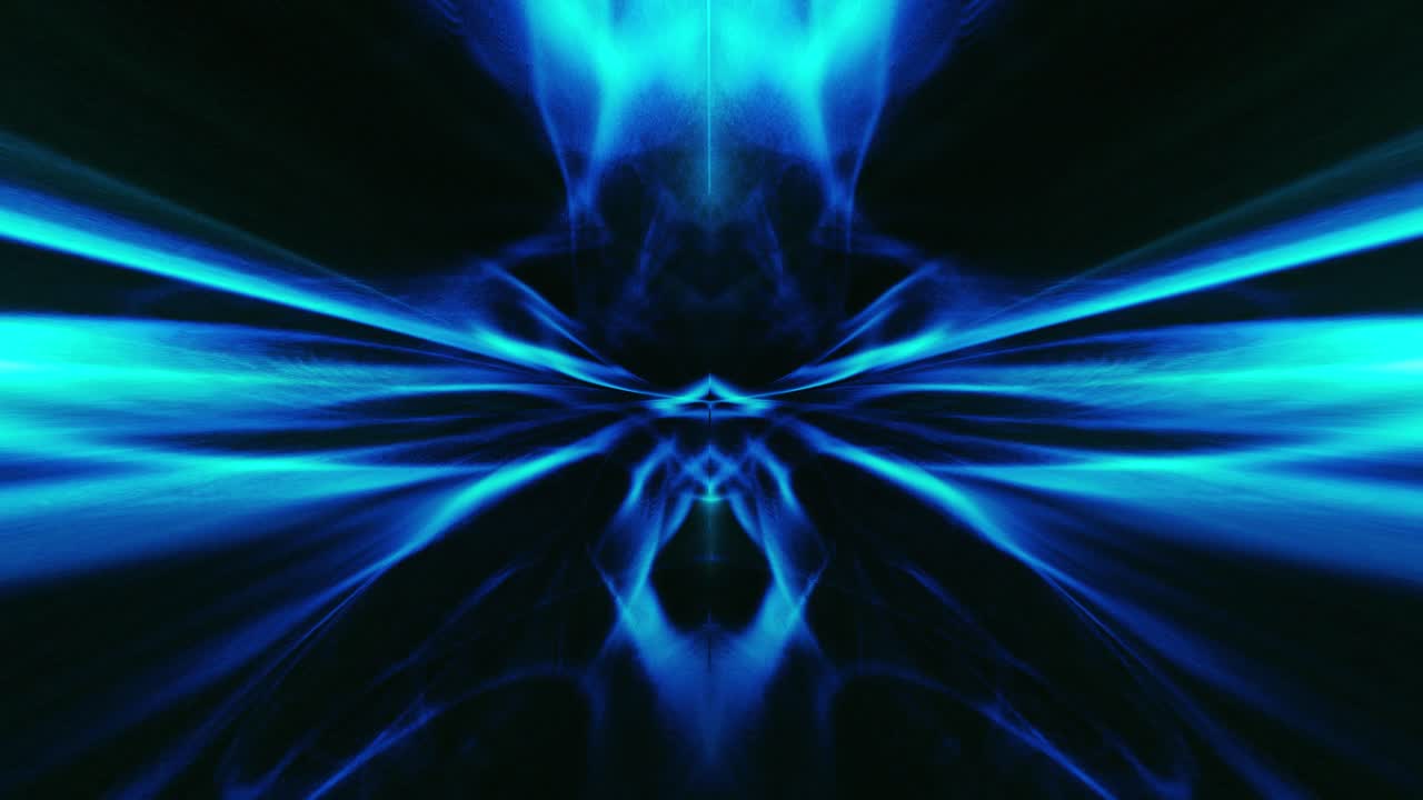 el bucle de animación del vórtice de energía azul de ciencia ficción