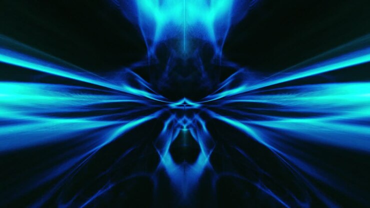 Sci-Fi Blue Energy Vortex Animation Loop