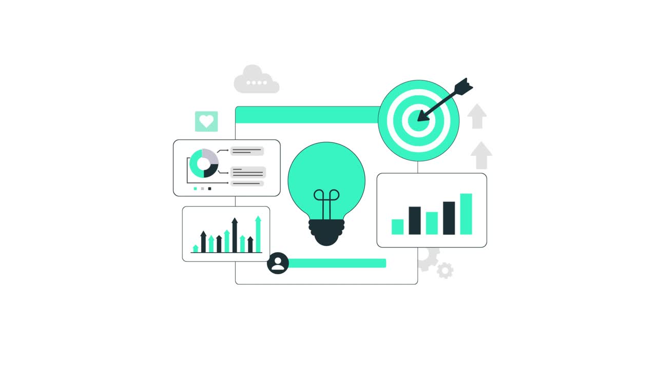 Animated Business Idea Development with Data Analysis and Goals