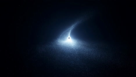 cosmic accretion disk around a central bright object