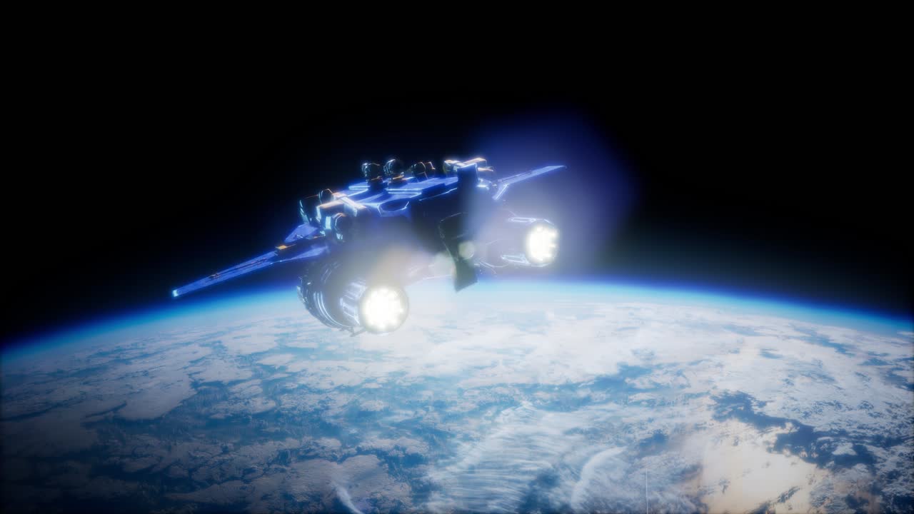 임무에 이륙하는 우주 왕복선