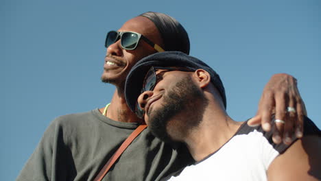 Happy-Afro-American-couple-enjoying-summertime-together