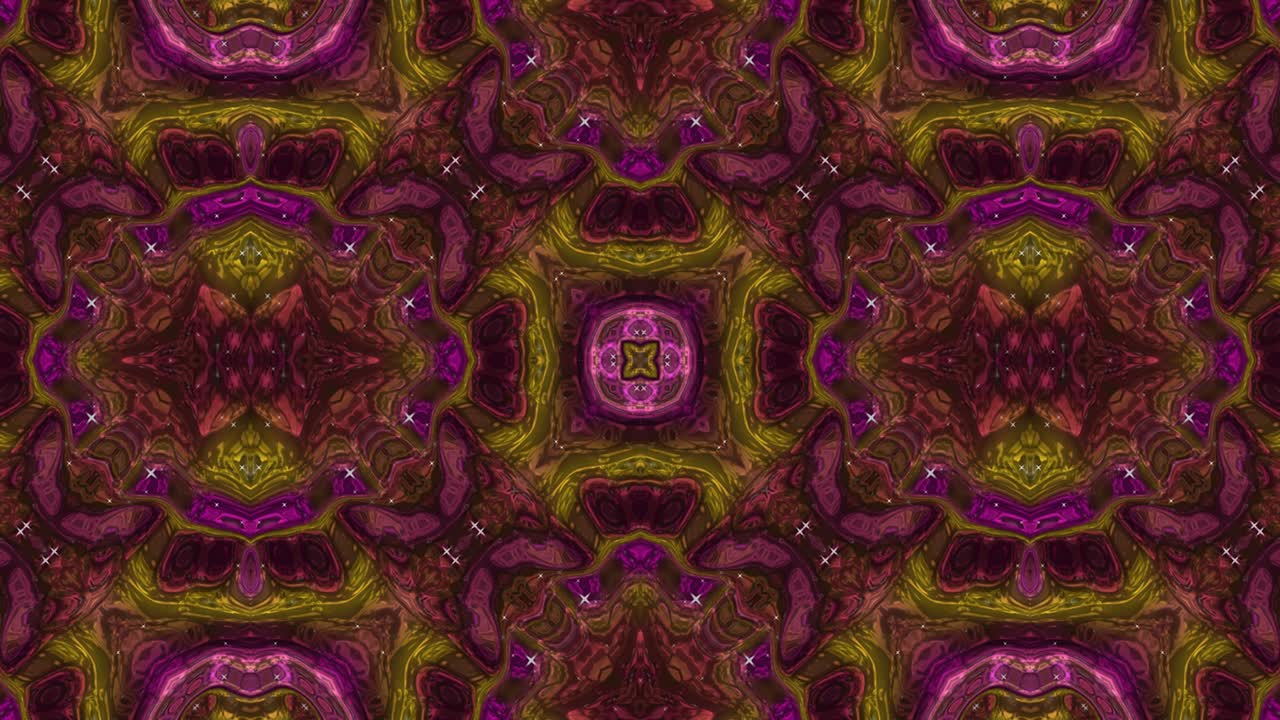 animación abstracta. fondo líquido. hermosa película de pintura digital, película de fondo abstracto. animación en caleidoscopio