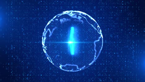 4k 6g conexión a internet de alta velocidad de internet de las cosas iot bucle de fondo.