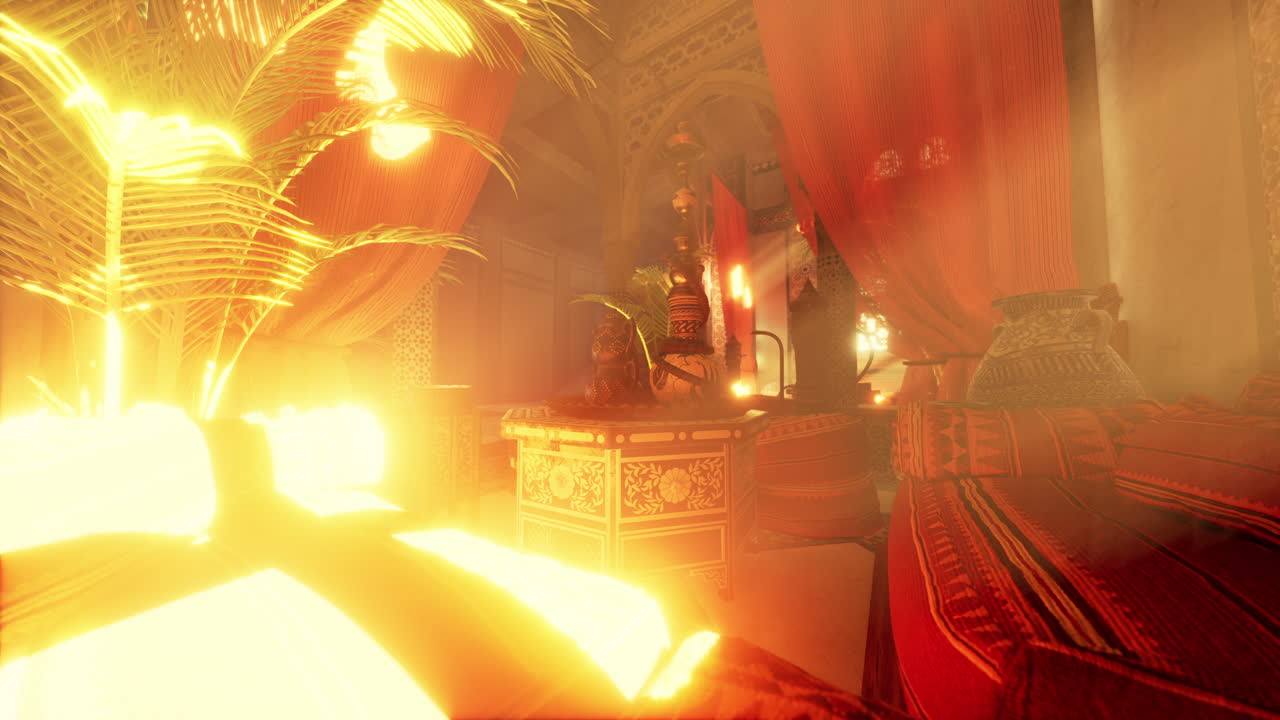 럭셔리 한 거실 의 내부