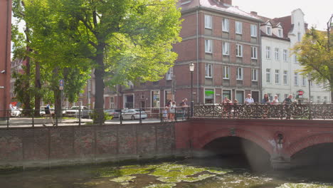 old town in gdansk in poland during the summer.