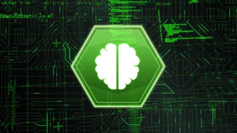 Brain-icon-and-data-on-circuit-board