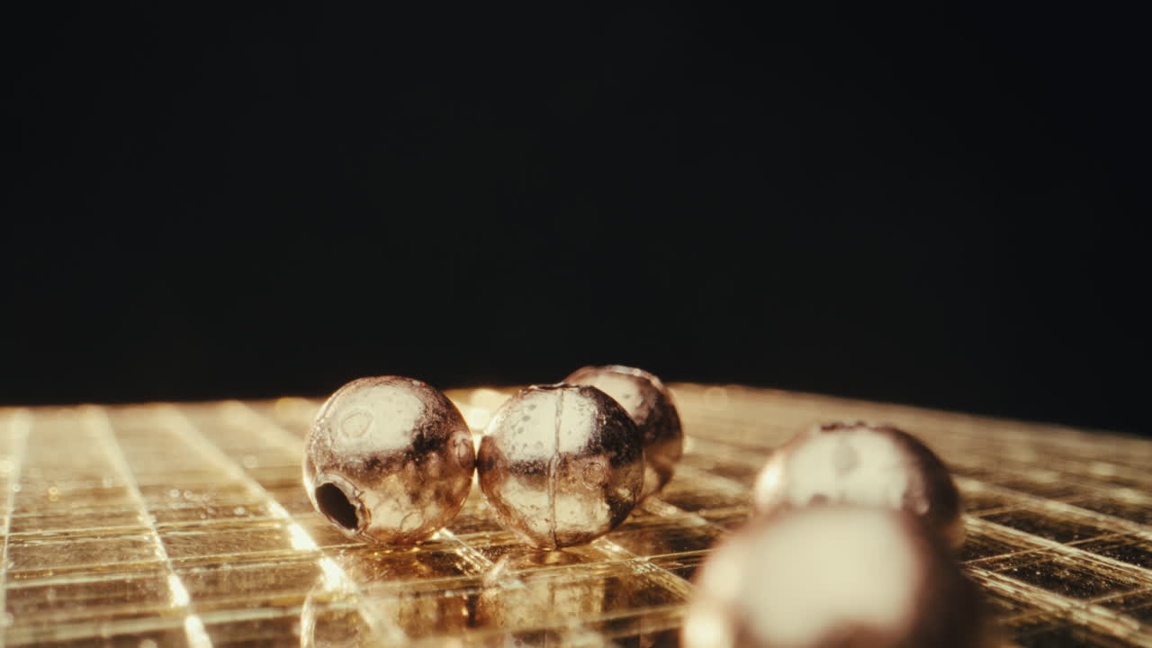 Golden Metallic Beads