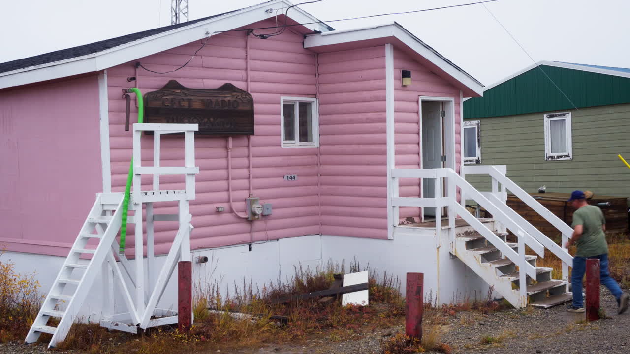 CFCT - A Community Radio Station Located in Tuktoyaktuk, Northwest Territories, Canada - Static Shot