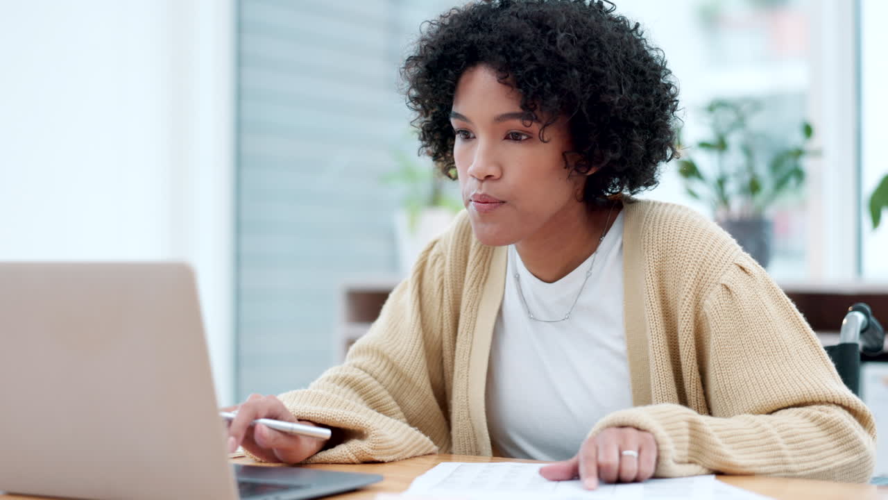 Business, thinking and woman with ideas