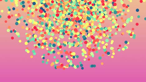 abstracto colorido bola cayendo fondo renderizado en 3d