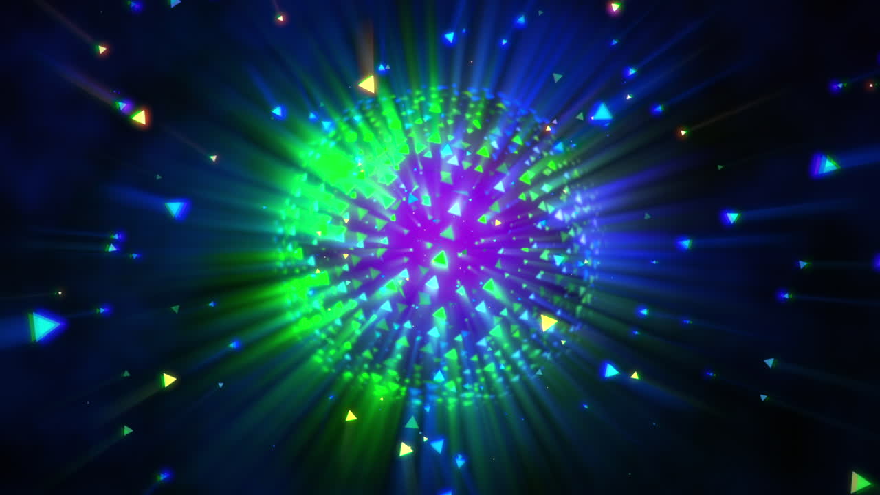 movimiento colorido bola de discoteca 4