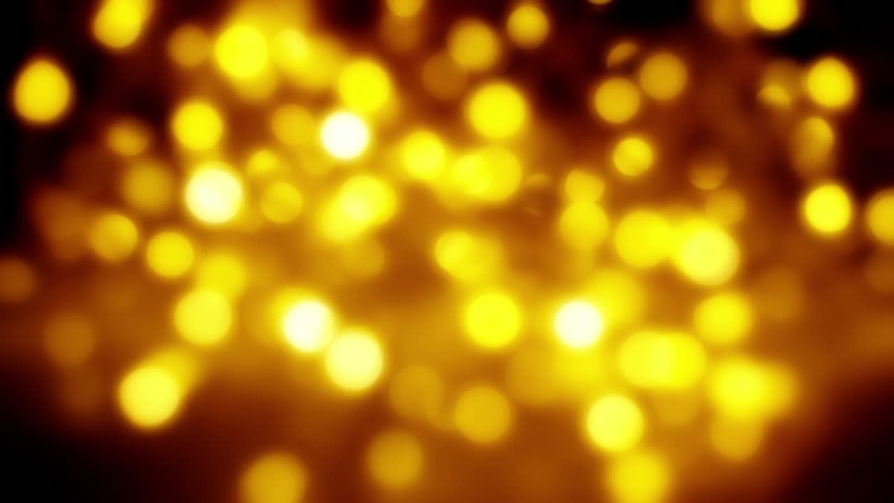 Smukke slørede flimrende gule julelys til festen. Boligindretning med guirlander på vinduet, natlig Bokeh-belysning. Festlig nytårsbaggrund