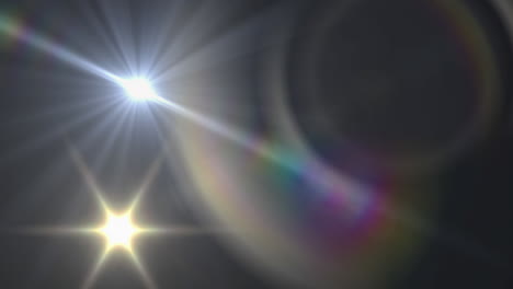animación de rastros de luz que se mueven sobre un fondo negro