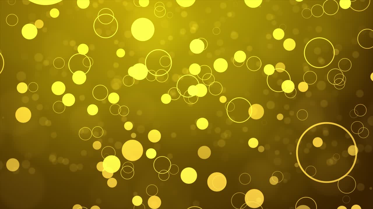추상적인 금색 원 배경