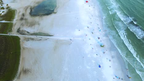 playa siesta aérea en diciembre