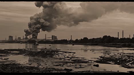 industrial pollution and river degradation