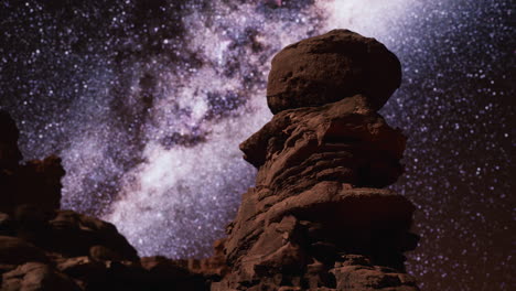 milky way over bryce canyon national park of utah