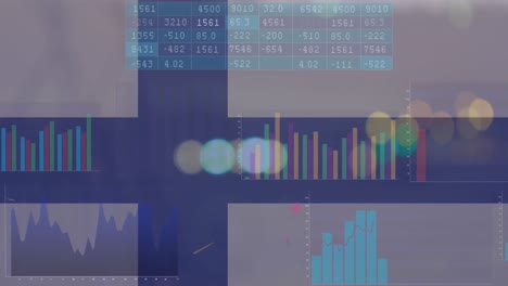 Animation-of-financial-data-processing-over-flag-of-finland