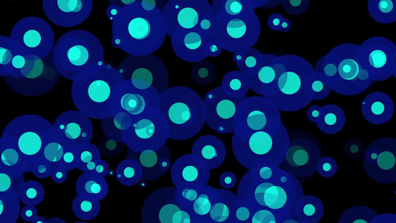 fondo negro con círculo en forma de rosquilla en movimiento