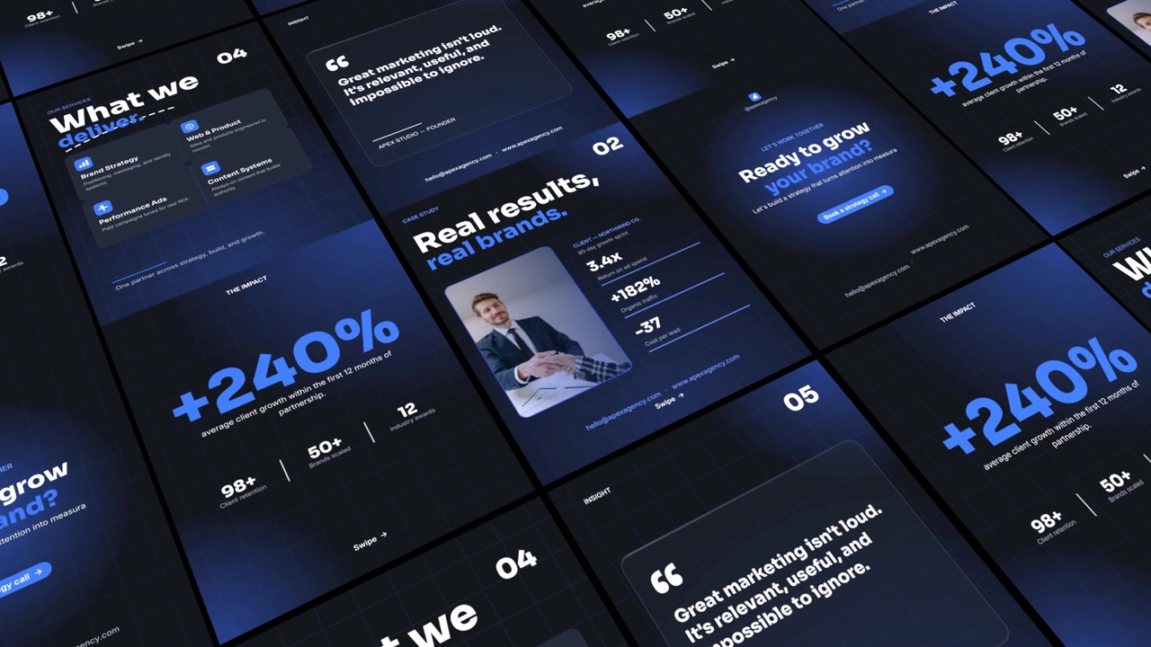 Professional Social Media Video Template for After Effects