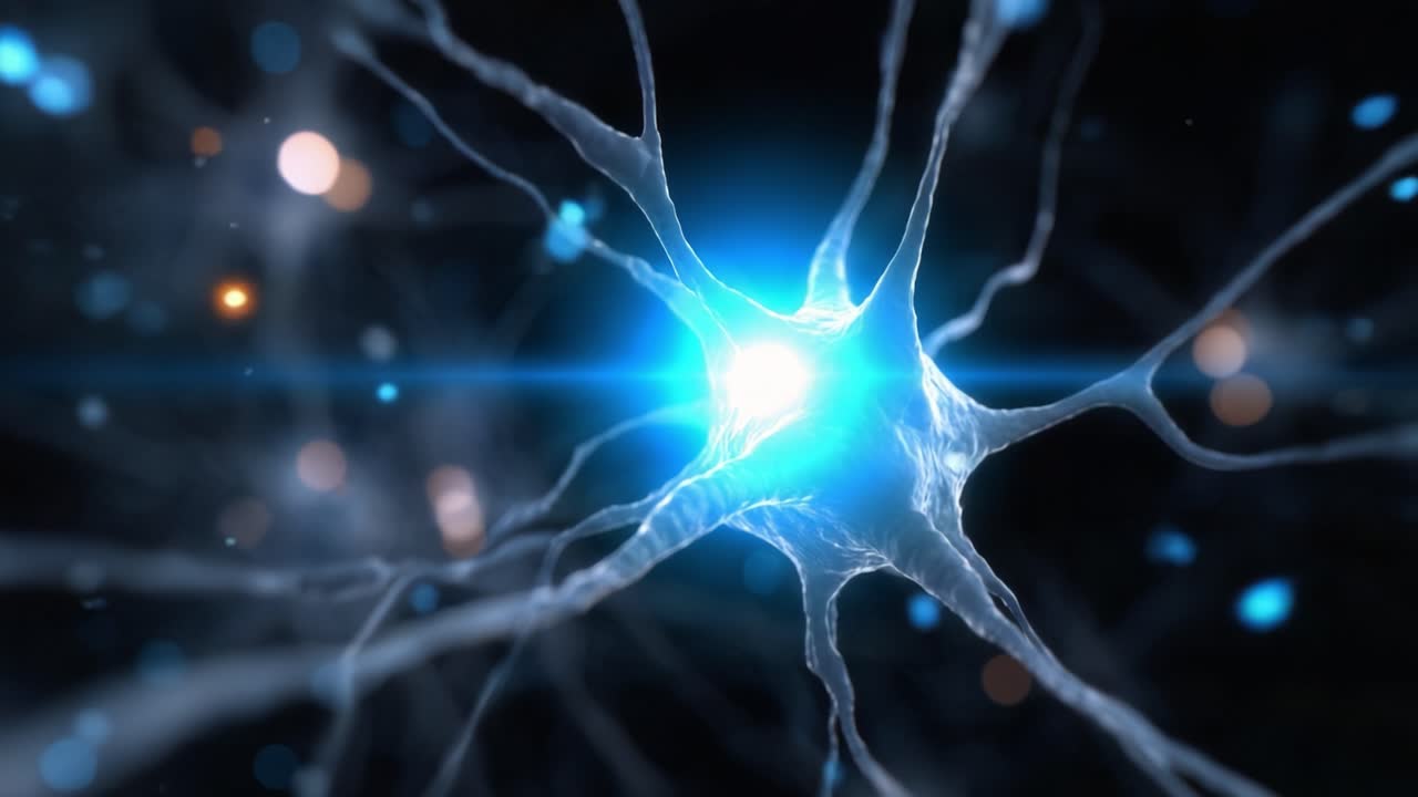 A Stunning Visualization of Neurons: Close-Up Views of Neural Functions and Connections in a Vividly Colorful and Dynamic Digital Representation