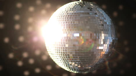 Shiny-disco-ball-turning