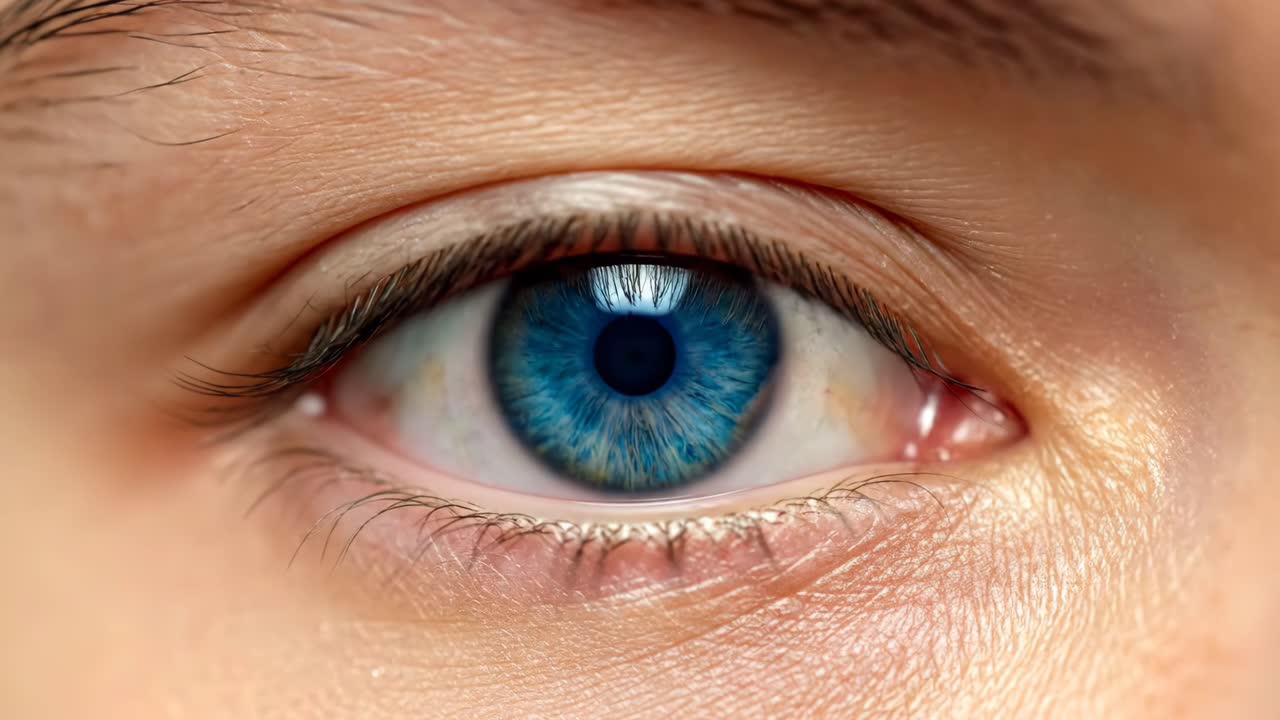 primer plano de un ojo humano