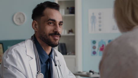 doctor consulting with patient about medication