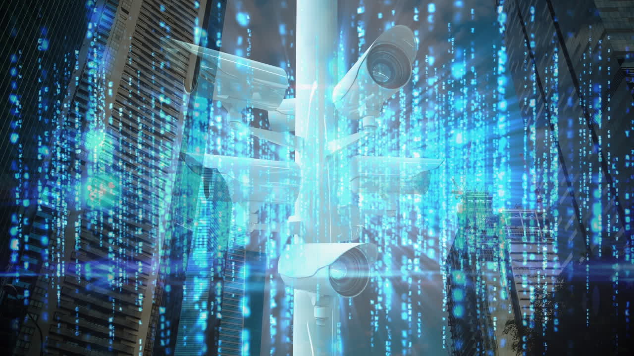 animación de la caída de la nieve de fondo azul