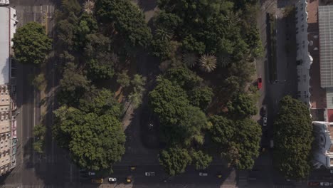 vista aérea donde se puede ver todo el parque de paseo bravo en la ciudad de puebla