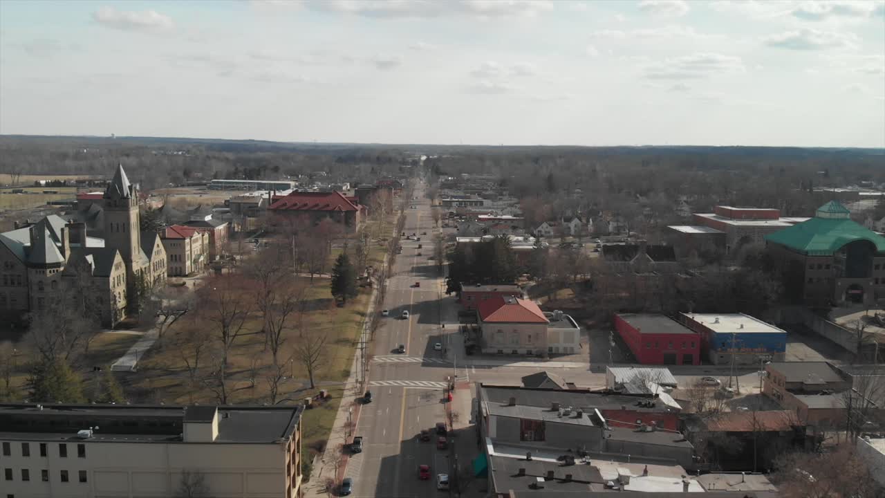 delaware, ohio tiro de carro de la calle