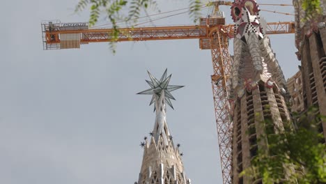 Tower-of-Sagrada-Familia-in-Barcelona