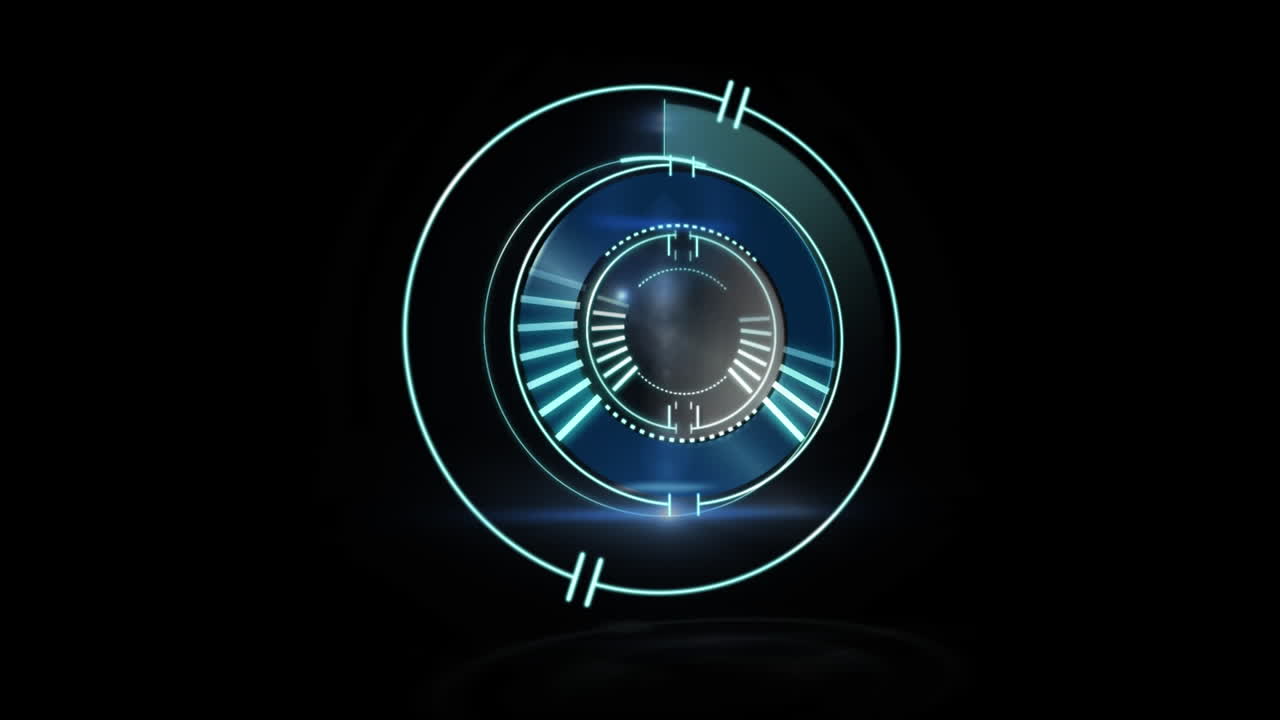 Scope on black background