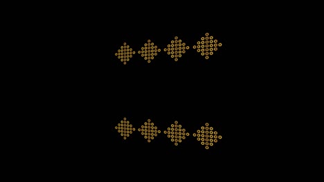 imágenes de video de fondo con motivo de art déco dorado y texturas para la composición de video