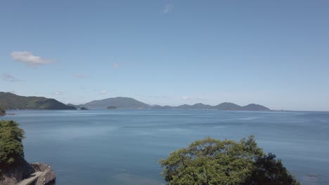 Japanese-Tropical-Island-Beach-Panoramic-Landscape-in-Obama-Fukui-Japan-Summer