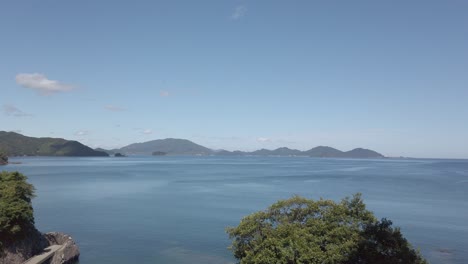 japanese tropical island beach panoramic landscape in obama fukui japan summer