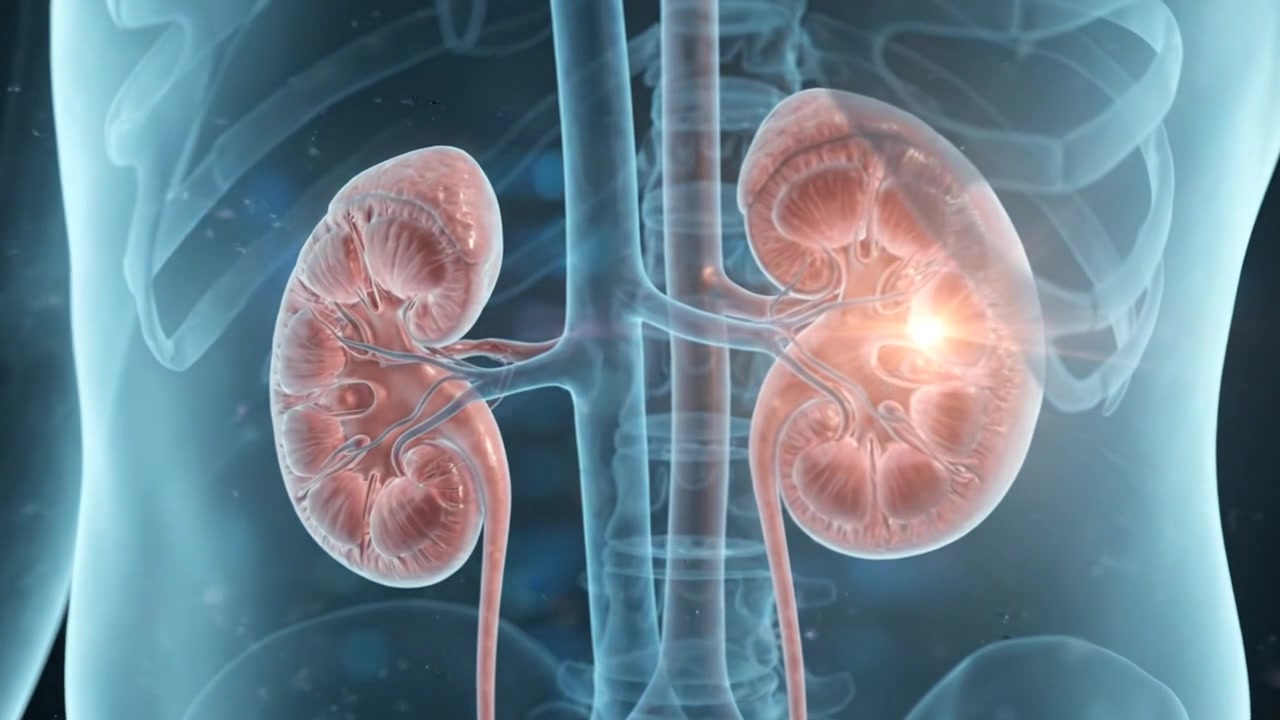 Anatomical Scan of Urinary System and Kidneys