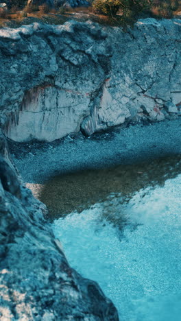 rocky river canyon landscape