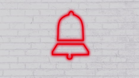 pulgares hacia abajo signo de neón en la pared de ladrillo 4k
