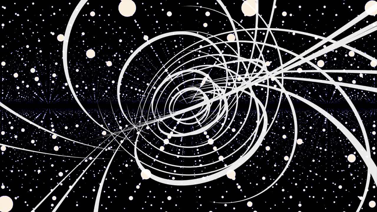 Abstract Spiral Galaxy Background